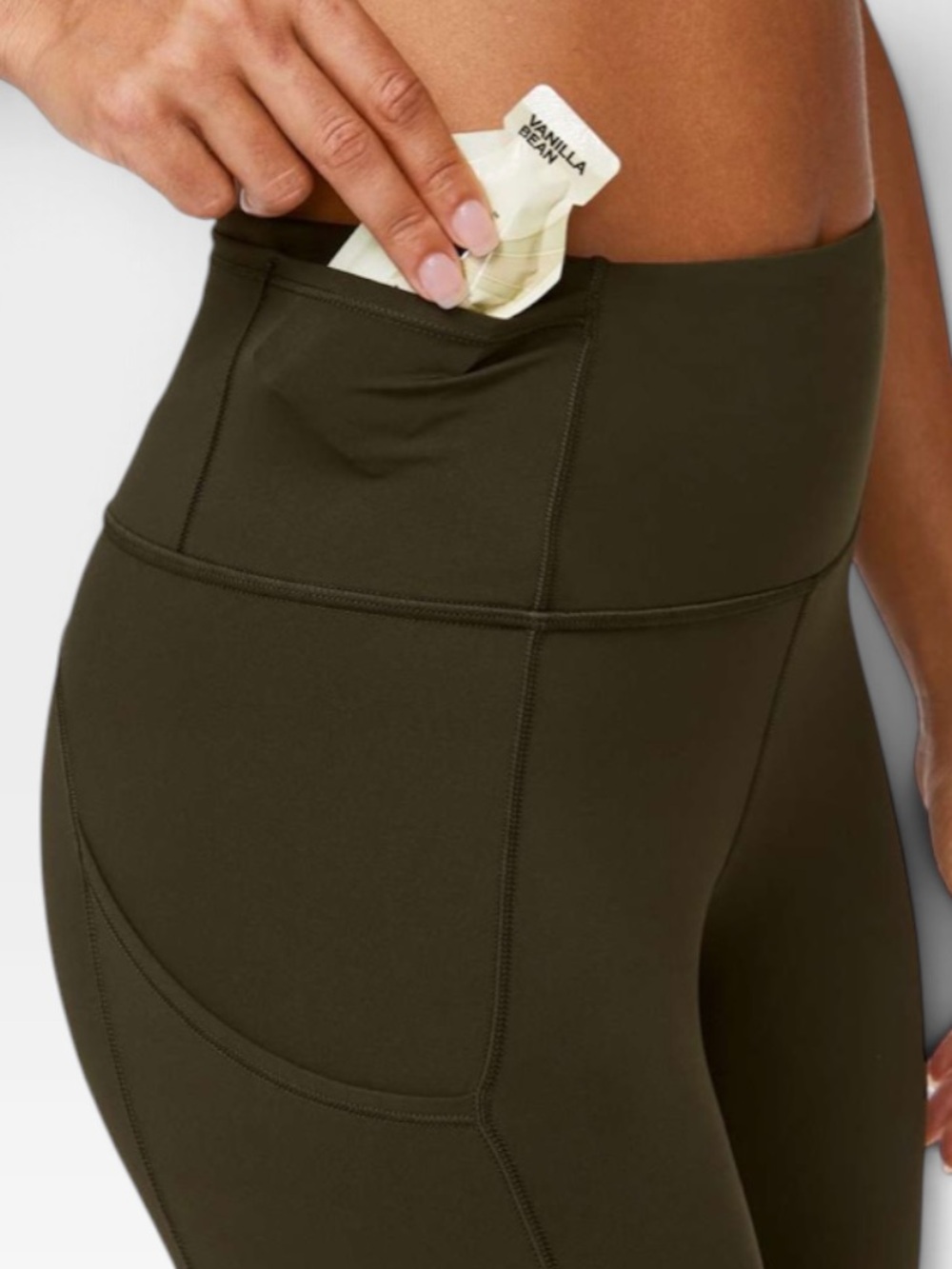 Lululemon Fast & Free Tight II 25” Dark Olive DKOV Size 12 NWT - Picture 5 of 15